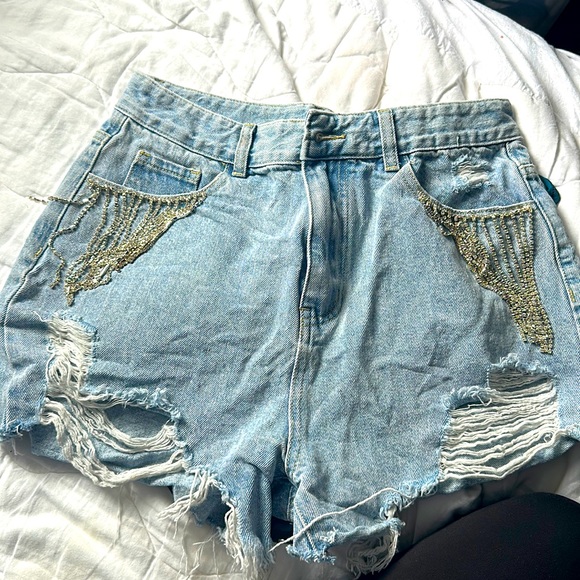 Cider Pants - Cider shorts with diamond tassels